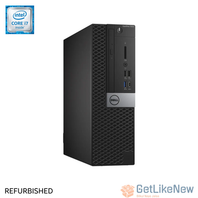 Dell OptiPlex 3050 SFF Desktop - Intel Core i7 7th Gen, 8GB RAM, 256GB SSD - Compact High-Performance Business PC - Get Like New