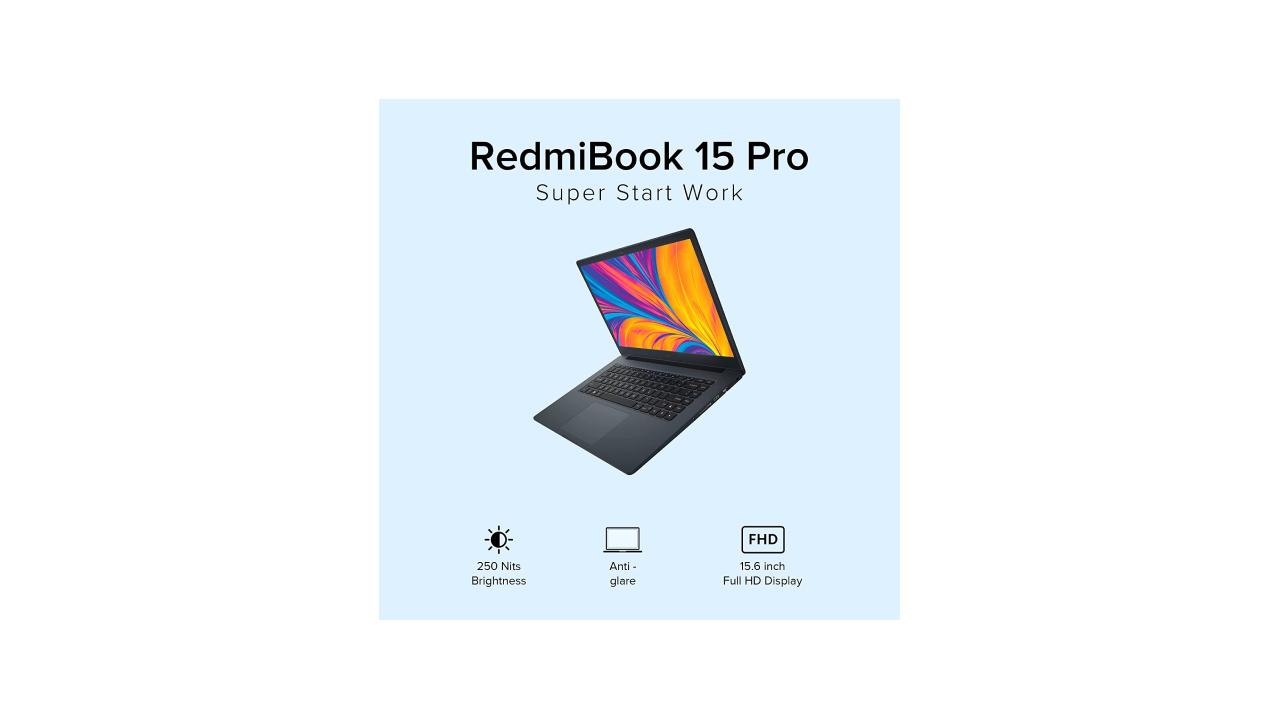 RedmiBook Pro Core i5 11th Gen - (16 GB/512 GB SSD/Windows 11 Home) Thin and Light Laptop  (15.6 inch, Charcoal Gray, 1.8 kg, With MS Office) - Get Like New